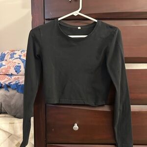 Amazon Essential Black Long Sleeve Tee